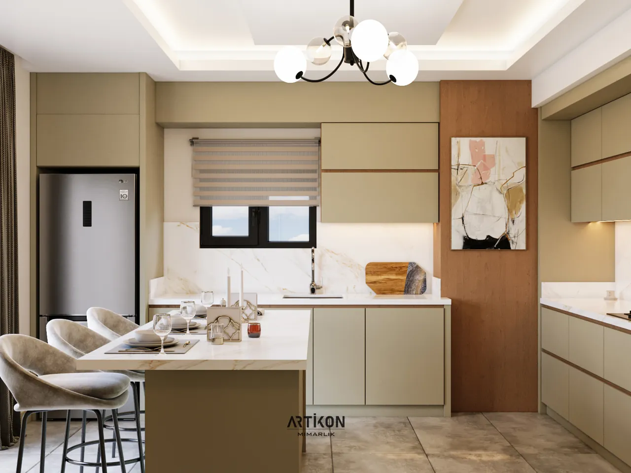 Pencere önü hazırlık alanı